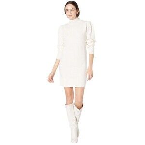 Steve Madden Knit Sweater Dress Cable Knit Long Sleeve Viscose Blend Women Small